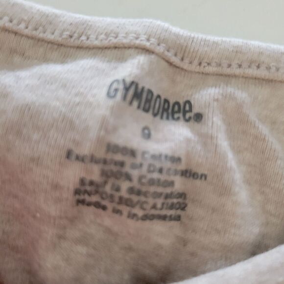 LONDON DOUBLE DECKER RED CITY BUS GYMBOREE TAN LONG SLEEVE SHIRT 8 9 10 - Picture 4 of 5